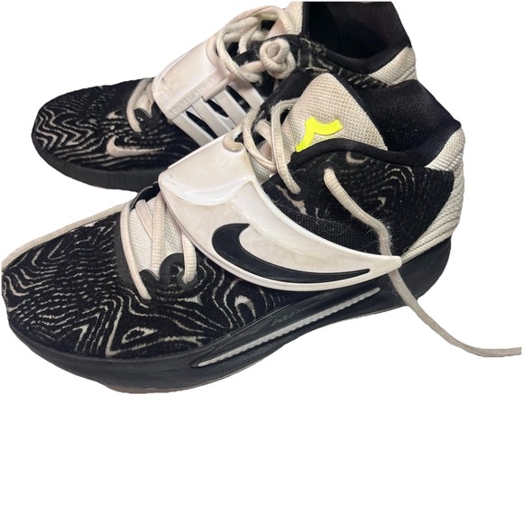 Mens 2021 Nike KD 14 TB Black White Volt Size 7 DA7850-001 - Picture 1 of 6